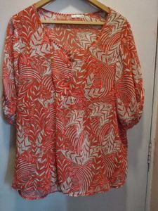 Beautiful Over Size Floral Print Top
