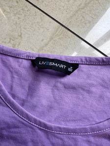 Lavender Super Cute Puff Hand Top