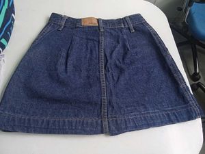 Vintage Cargo Mini Skirt Denim Y2K Babydoll Micro