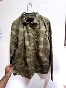 Highlander Men Camouflage Printed Shirt