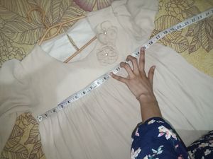 Beige Colour Korean Top
