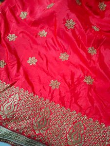 Beautiful KARVACHAUTH special Saree With Blouse