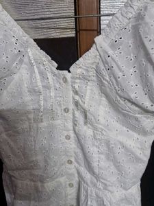 WESTSIDE White Eyelet DRESS 12-13 YRS