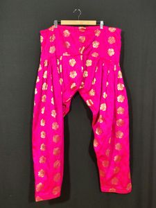 Women Green And Pink Kurti With Pant