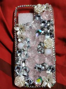 Rhinestone Floral iPhone Case