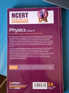 NCERT Exemplar Problems Solutions Physics Class 11