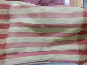 Beautiful Yellow Red Cotton Saree