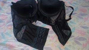 Black Lace Bustier