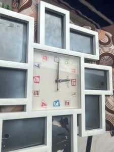 Photo Wall Clock Decor