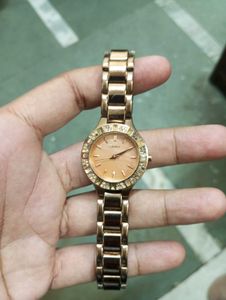 Dkny Orignal Analog Rose Gold Toned Womens Watch