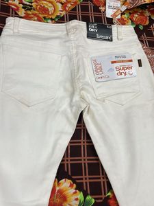 Superdry Vintage White Jeans