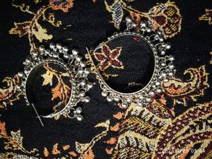 Oxidized earrings