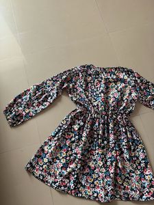 Floral Print Mini Dress