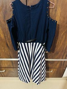 Dress For Girls Navy Blue