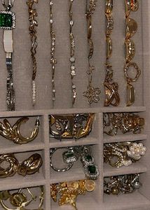 Velvet Jewelry Organizer Box
