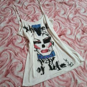 2000s Emo Long Body Fitted Top