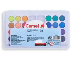 Camel Water Colour Cakes - 24 Shades