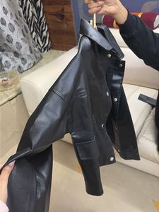 Stylish Black Faux Leather Jacket