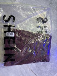 Shein Maroon Bodycon Dress