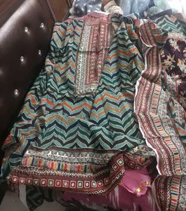 colourful yet elegant suit