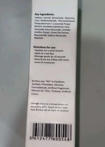 Bentica HydraGlow Facewash