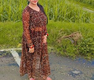 Tiger Print Long Kurti