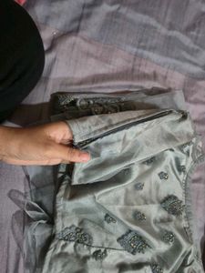 Grey Saree