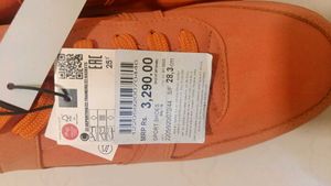 Zara Orange Sneakers - New with Tags!