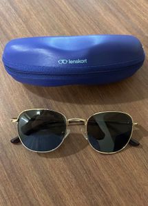 Retro Gold Frame Sunglasses