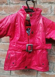 Pink Leather Jacket For Girls