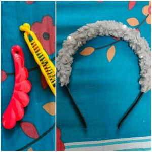 Hair Clips And Band