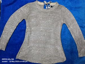 Gold Sequins Top