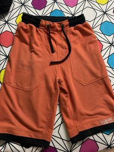 Orange & Black Athletic Shorts