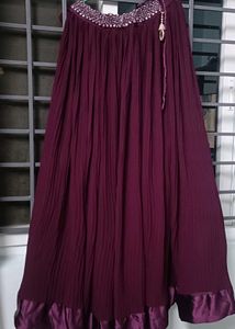wine Elegant Lehenga Choli