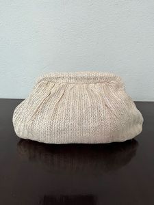 Raffia Clutch