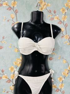H&M White Bikini Set
