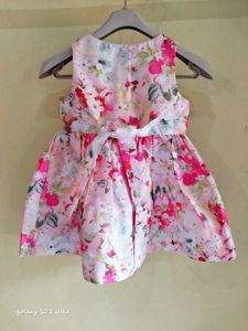 Kids Frock Flower Print