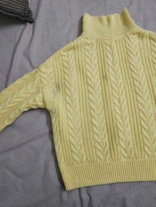 Yellow Knit Sweater
