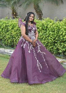 💜 FULLY HAND EMBROIDERED BALL GOWN FOR BRIDAL💜