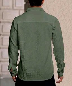 Olive Green Casual Shirt