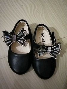 Kids Black Bow Mary Janes