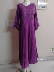 Elegant Purple Kurta