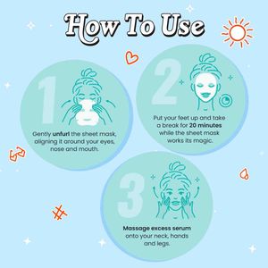 Combo of MyGlamm Sheet Masks for Radha