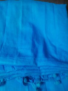 Blue banBlue Bandhani Kurta Leggins Dupatta set