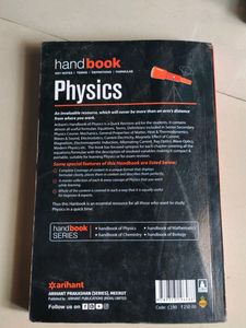 Arihant Physics Handbook For 11th, 12th And JEE