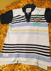 Striped Polo T-Shirt