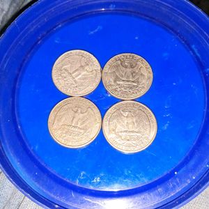 4 Quarter Dollars (Eagle) Of 1990s