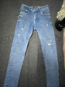 Distressed Denim Jeans