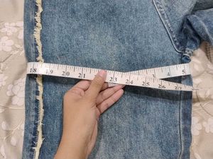 Acid Wash Wide Leg Jeans