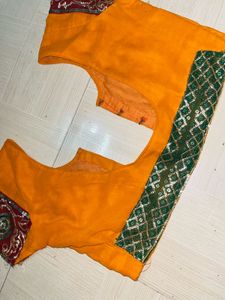 Elegant Orange Sareee